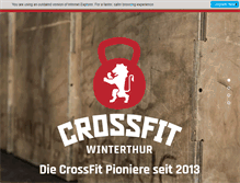 Tablet Screenshot of crossfitwinterthur.com